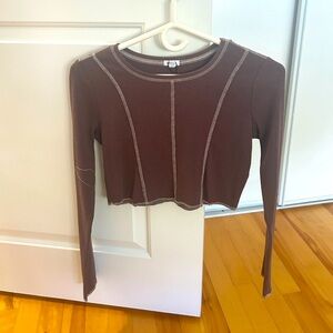 Garage Cropped long-sleeve